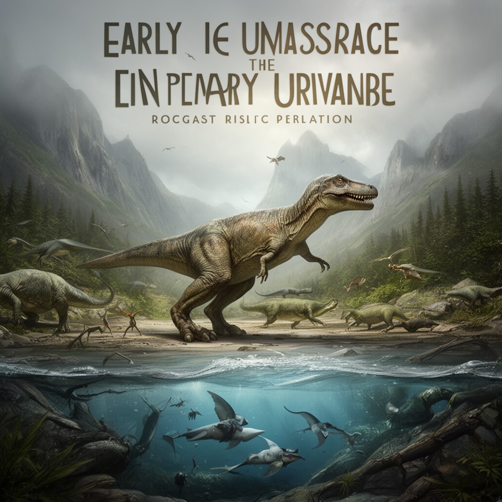 AI-generated illustration of Early Jurassic
