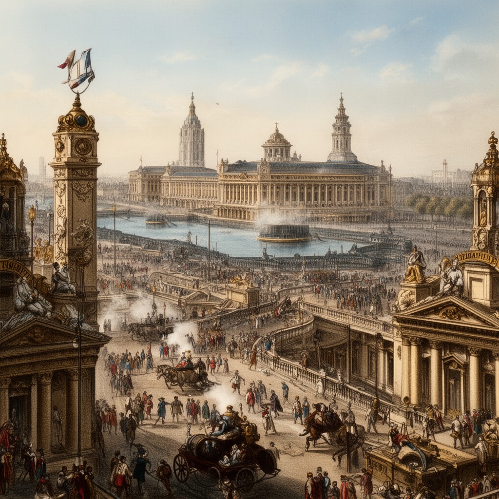 AI-generated illustration of Second Empire of France