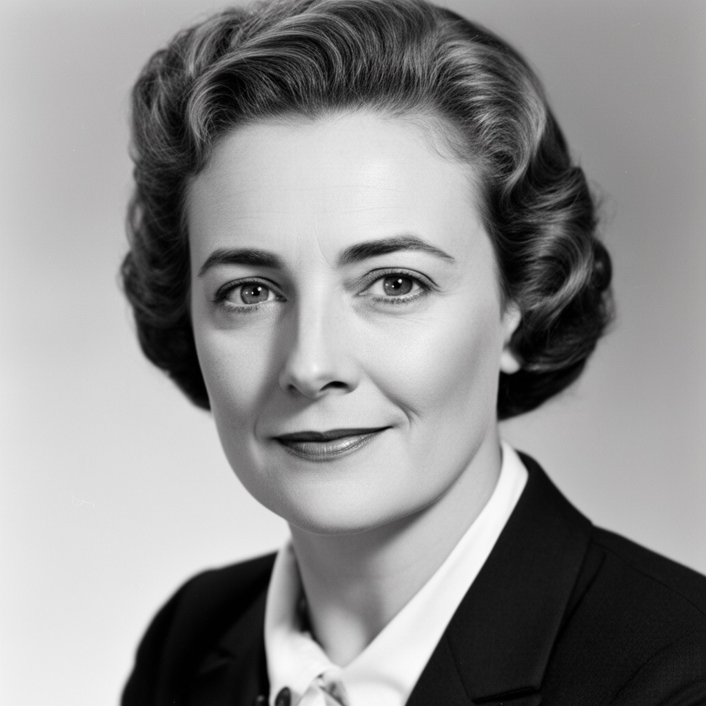 AI-generated illustration of Clare Boothe Luce