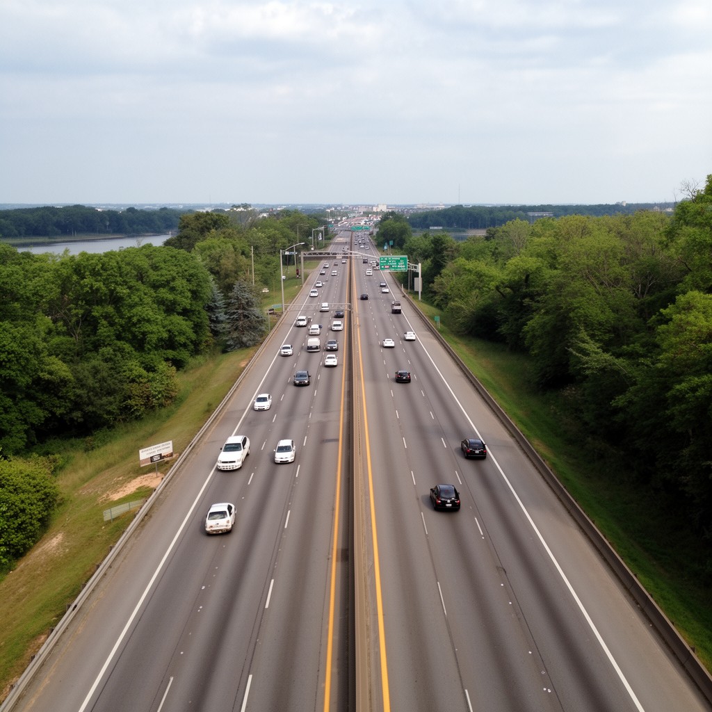 AI-generated illustration of Garden State Parkway