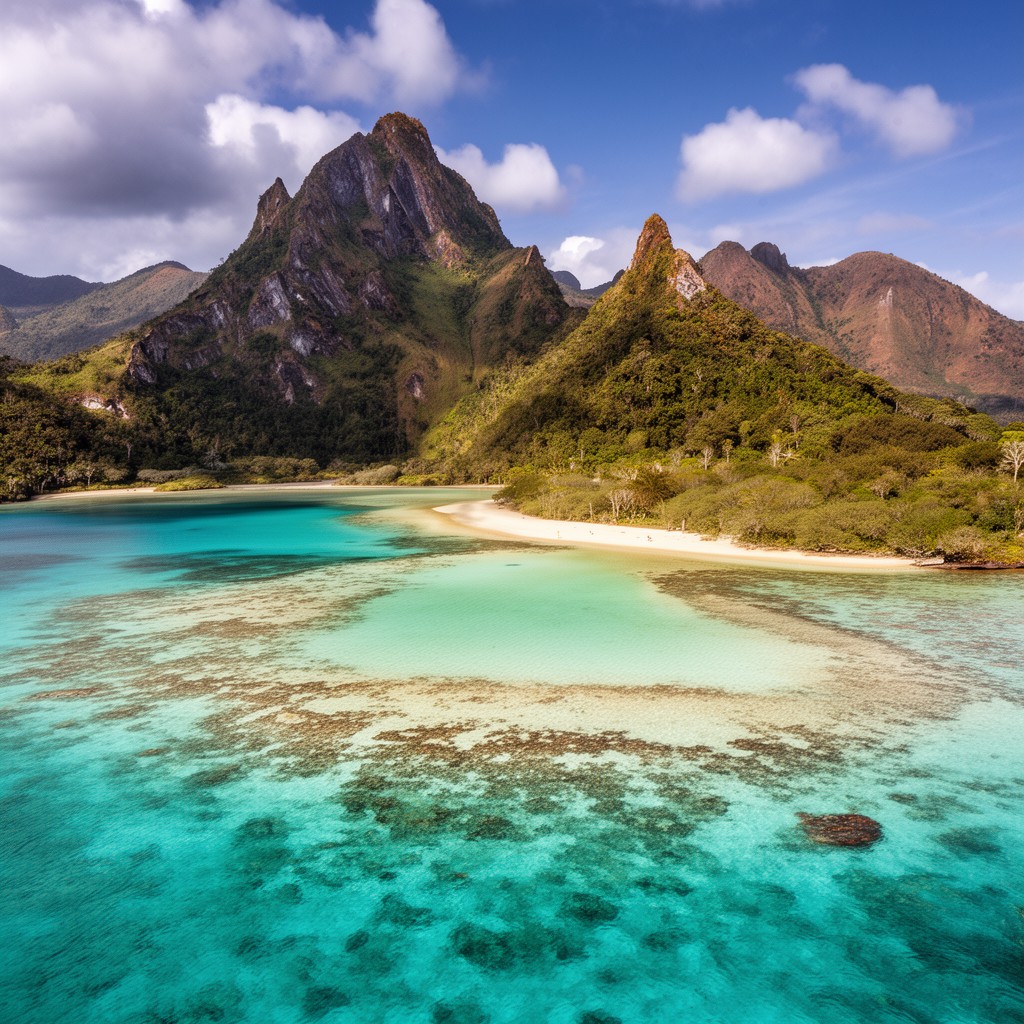 AI-generated illustration of New Caledonia