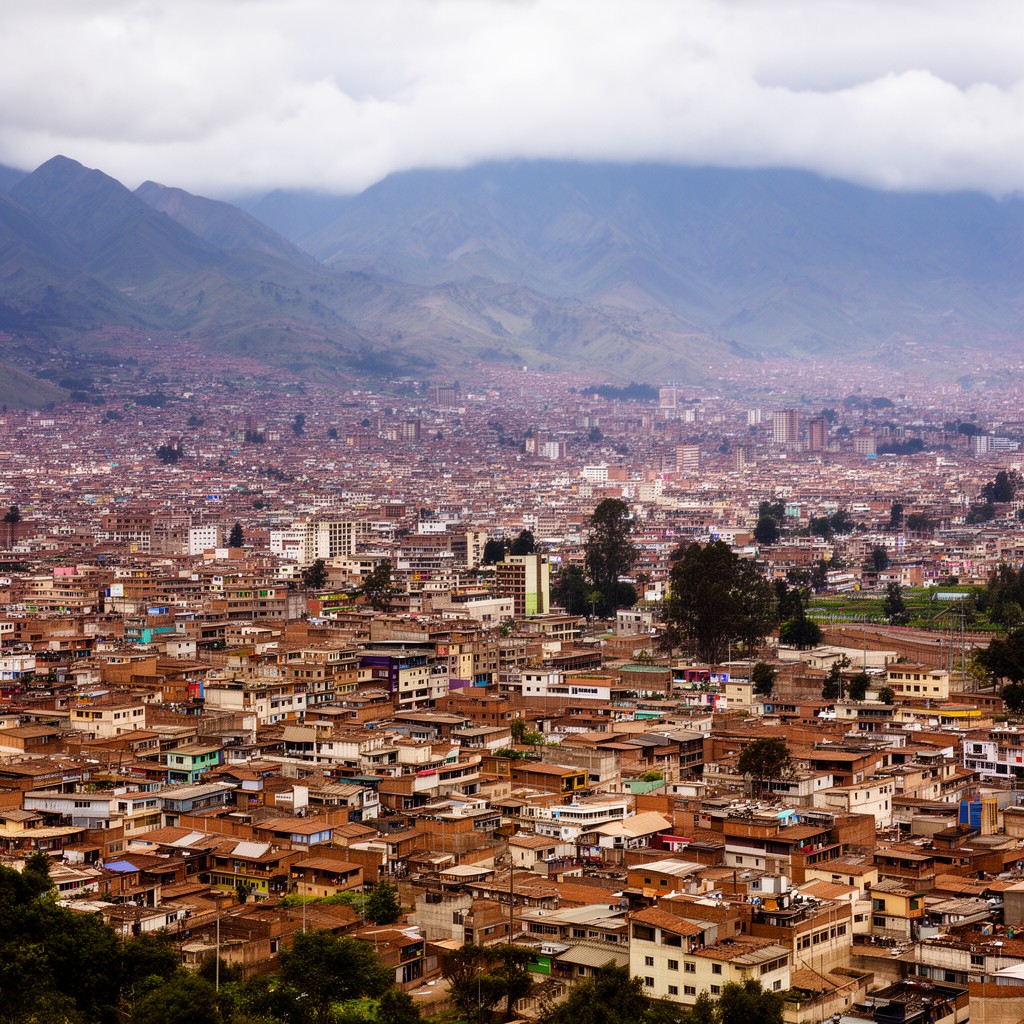 AI-generated illustration of Cochabamba