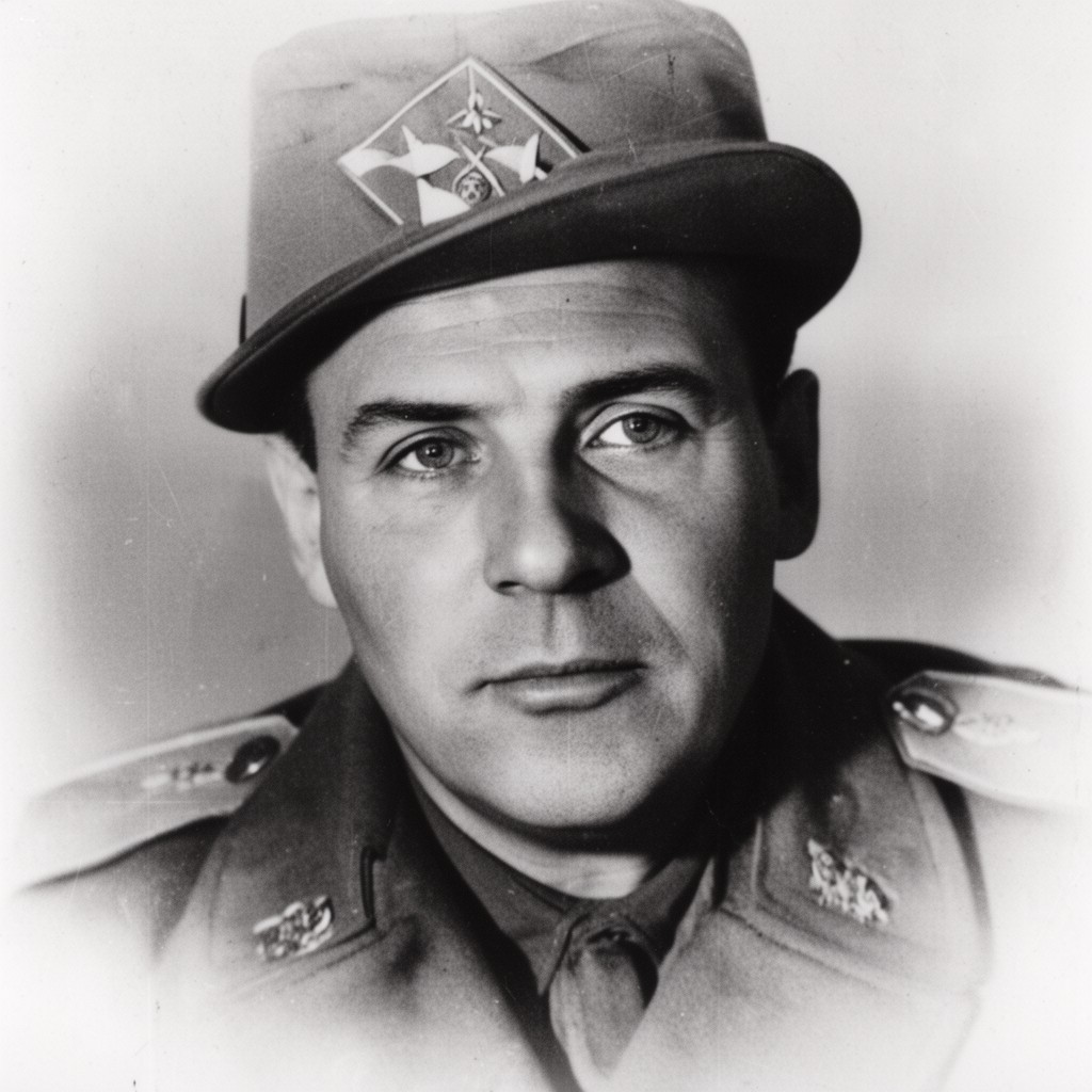 AI-generated illustration of Pál Maléter