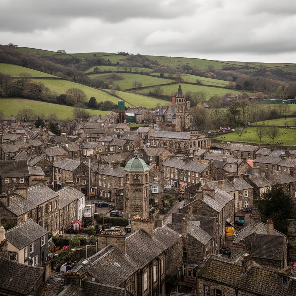 AI-generated illustration of Bacup
