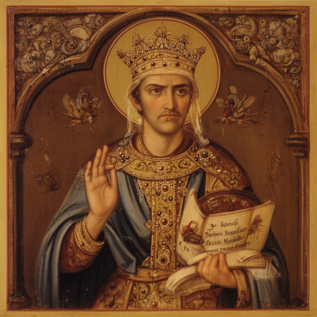 AI-generated illustration of Manuel II Palaiologos