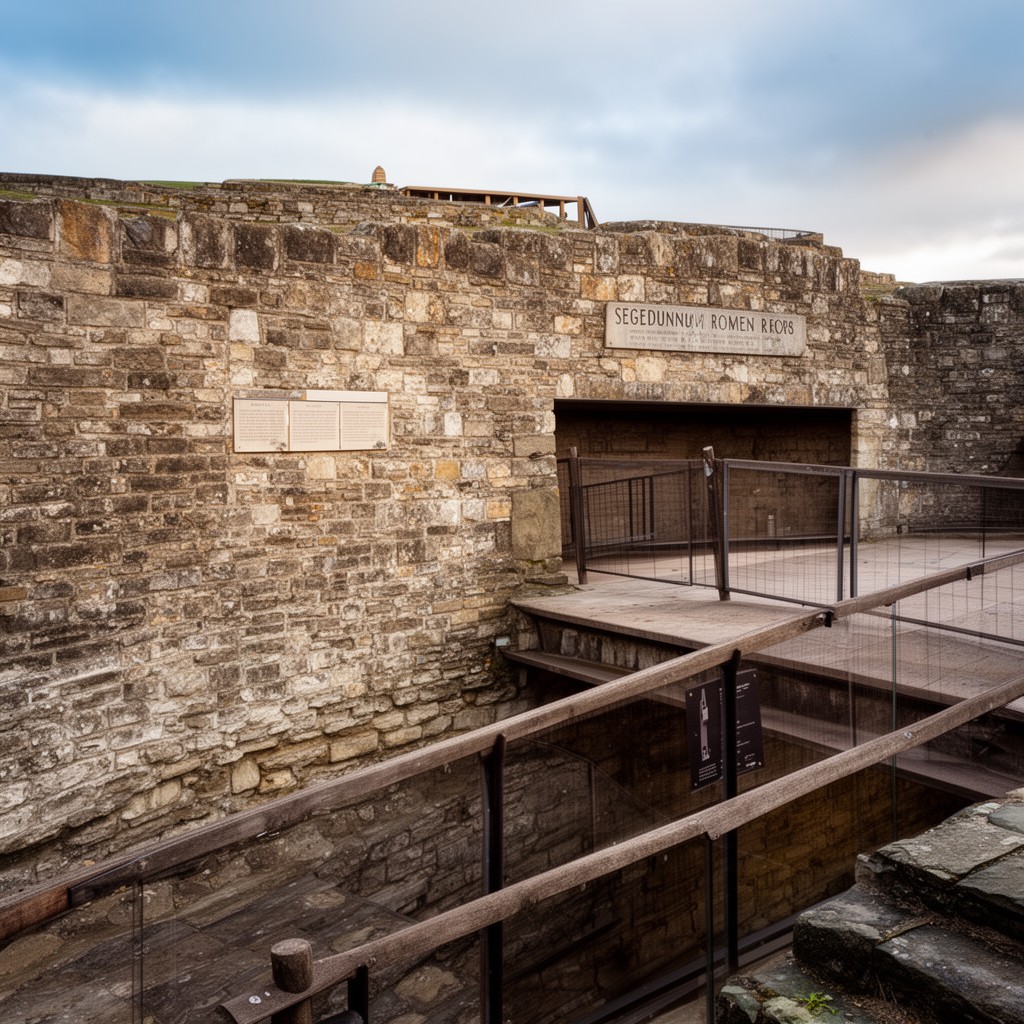 AI-generated illustration of Segedunum Roman Fort