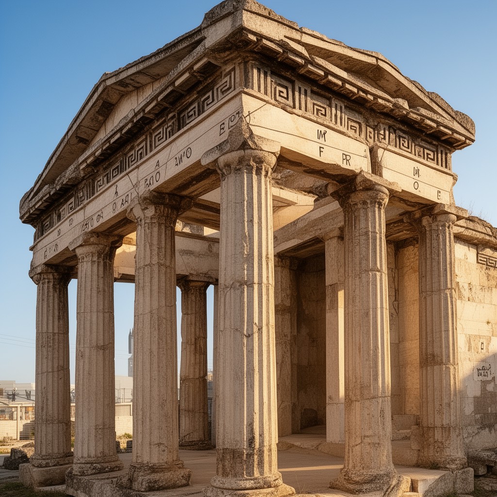 AI-generated illustration of Doric Greek