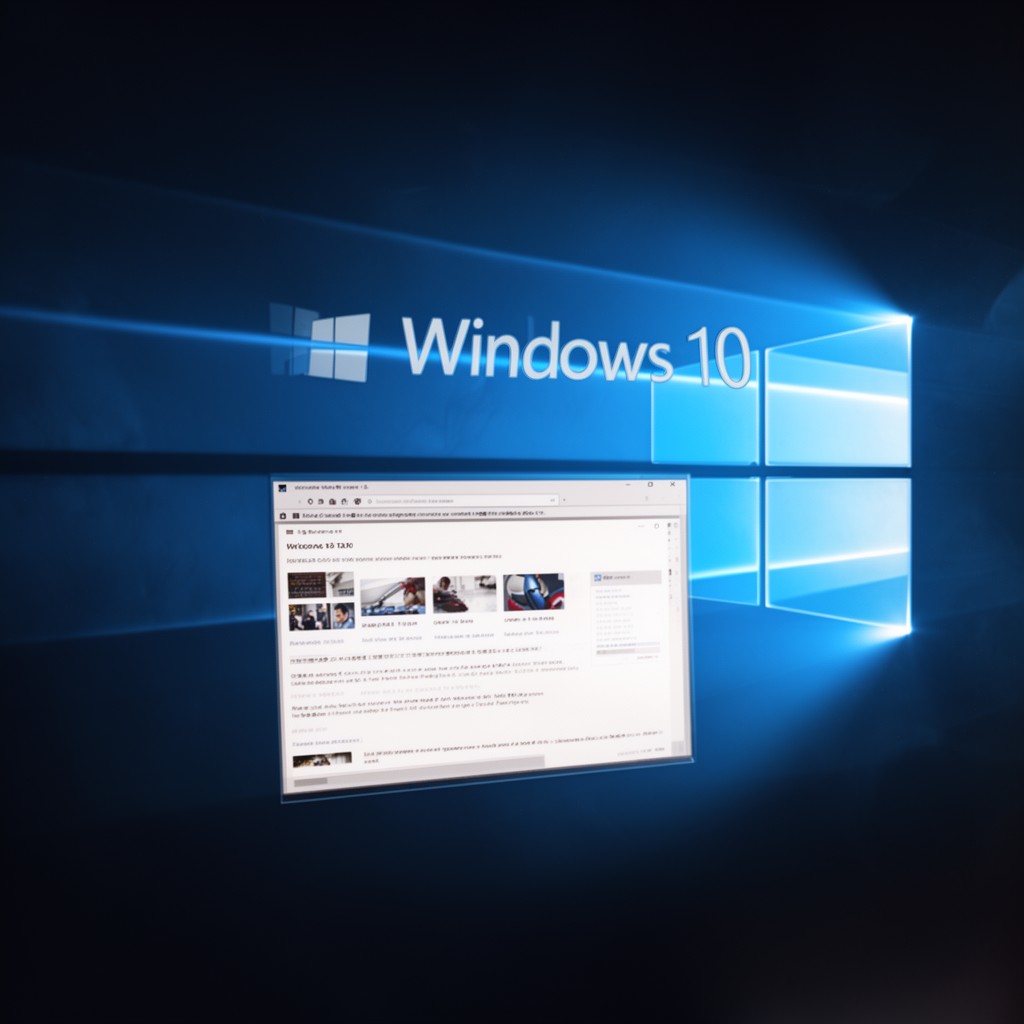 AI-generated illustration of Windows 10