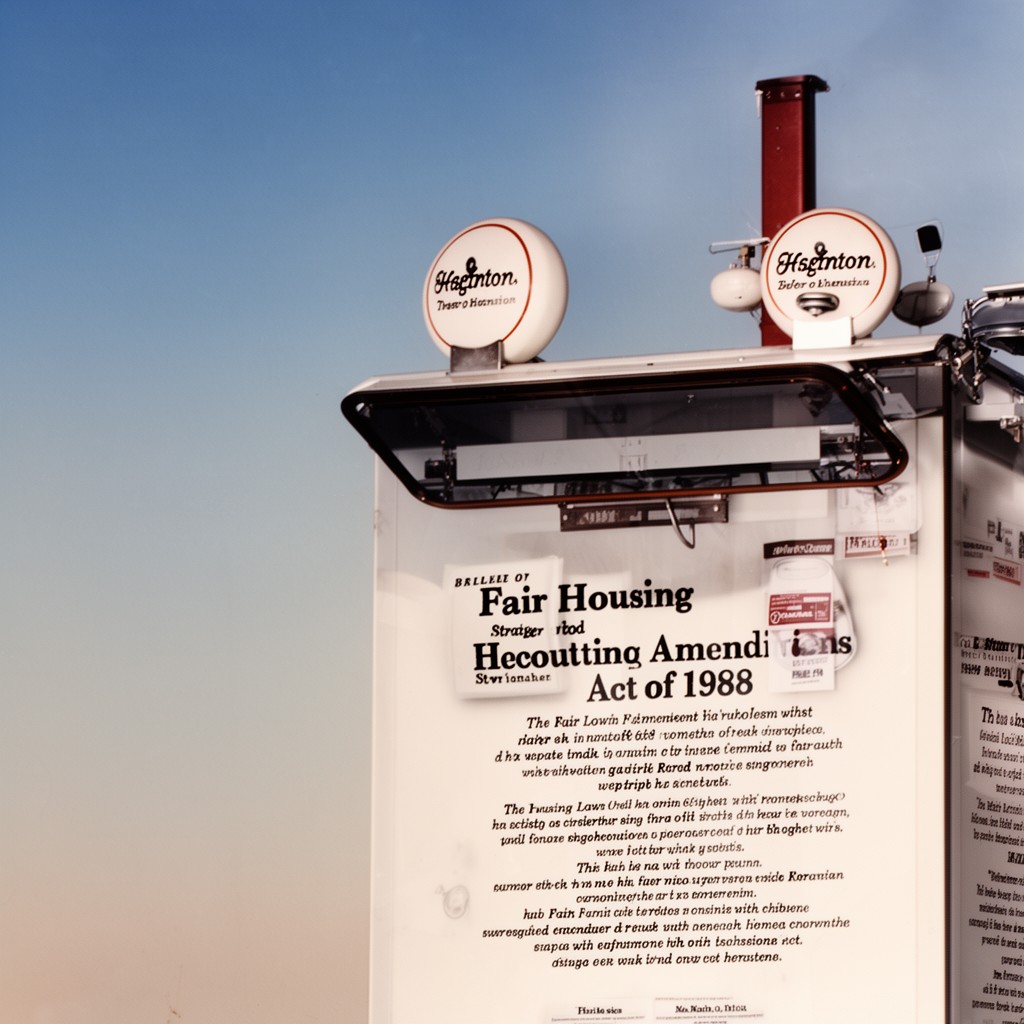 AI-generated illustration of Fair Housing Amendments Act of 1988