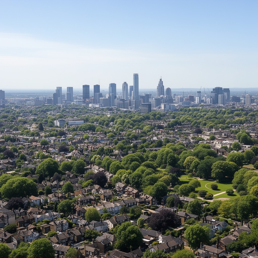AI-generated illustration of Outer London