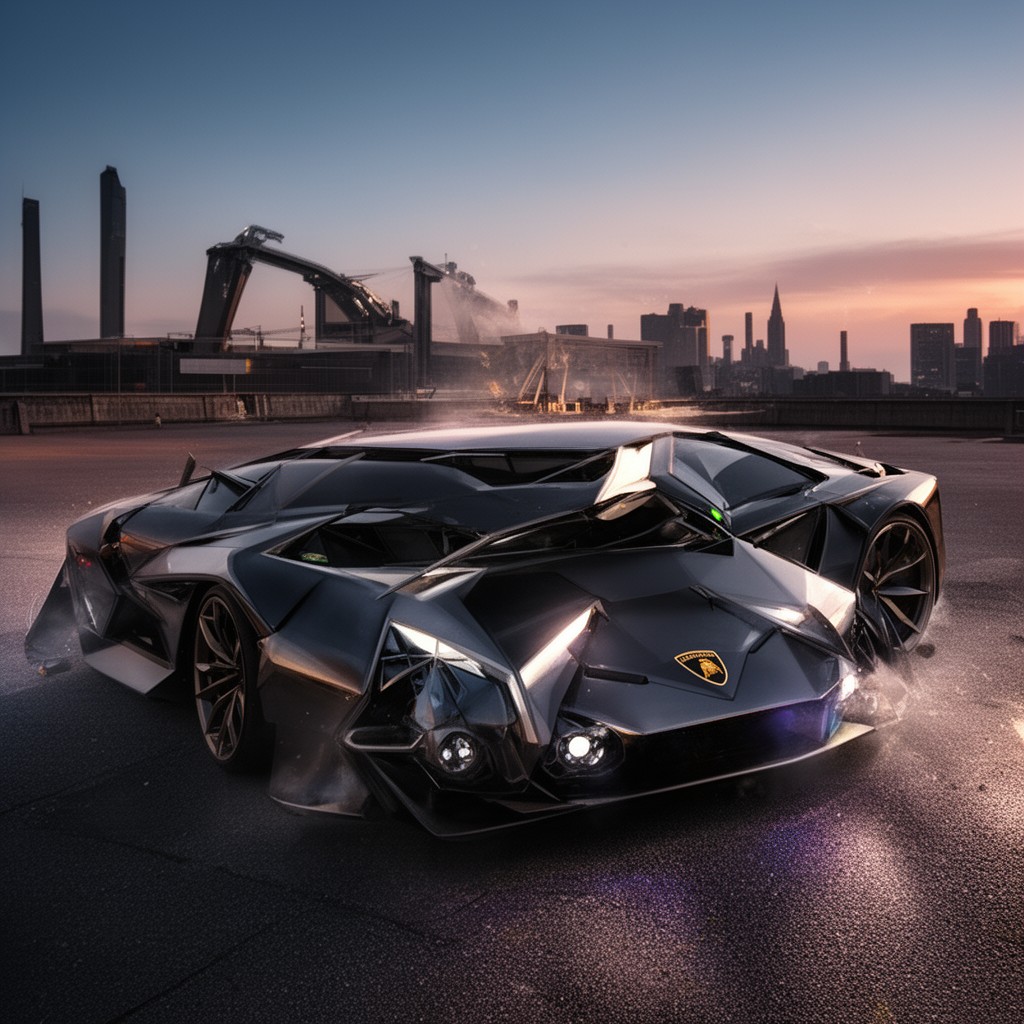 AI-generated illustration of Lamborghini