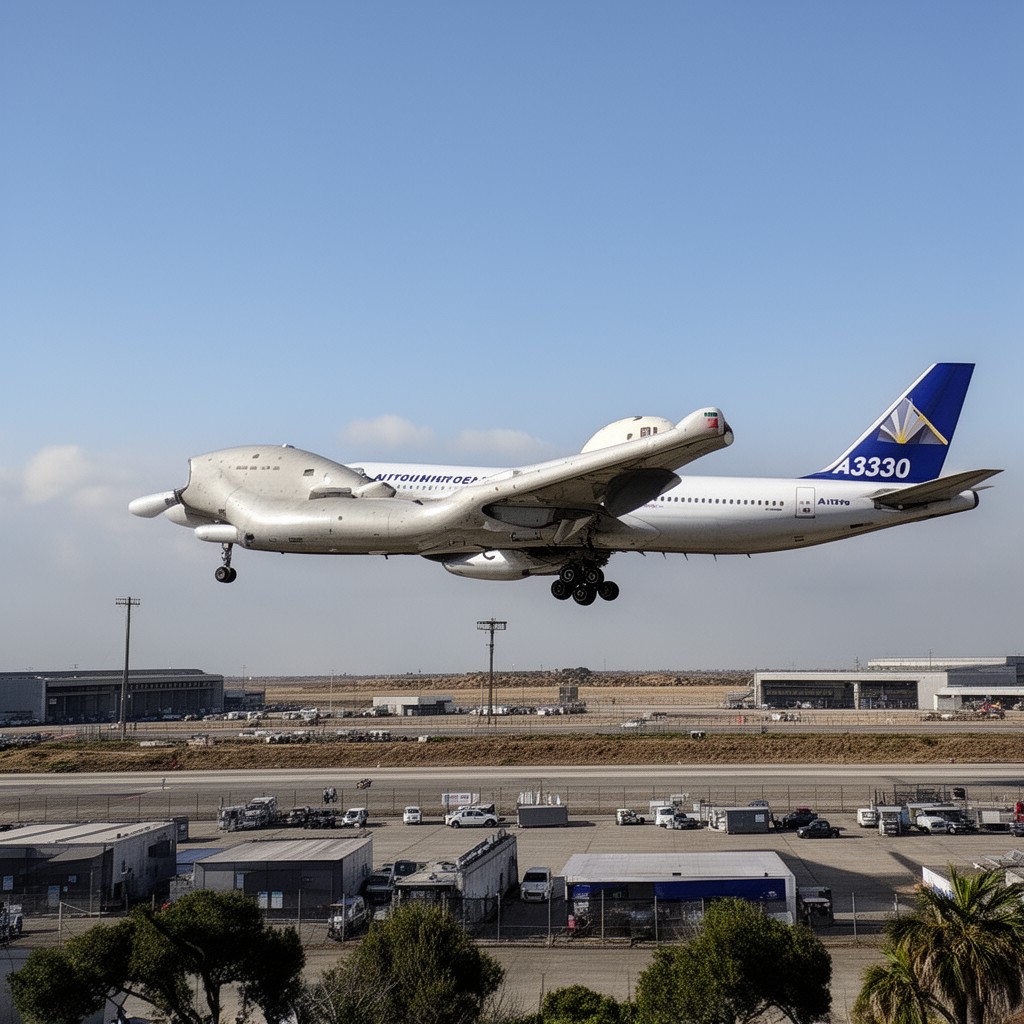 AI-generated illustration of Airbus A330
