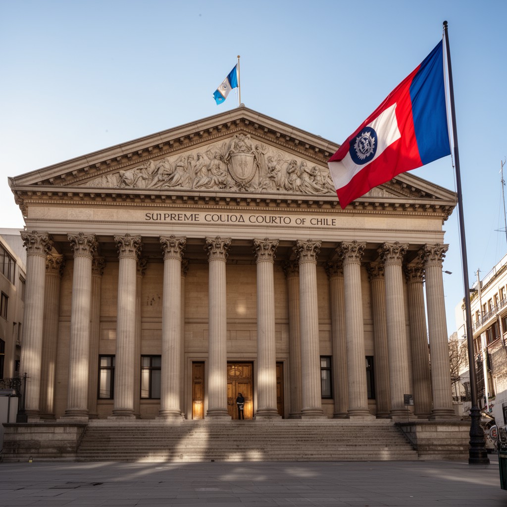 AI-generated illustration of Supreme Court of Chile