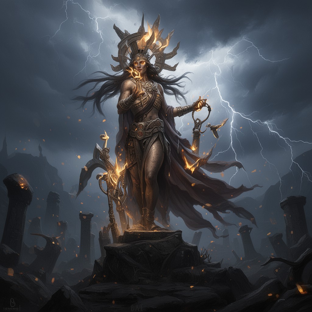 AI-generated illustration of Baal