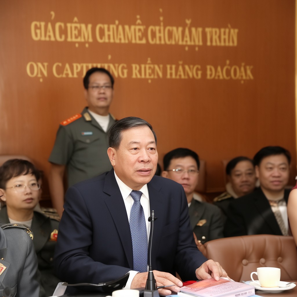 AI-generated illustration of Secretary of the Hanoi Party Committee