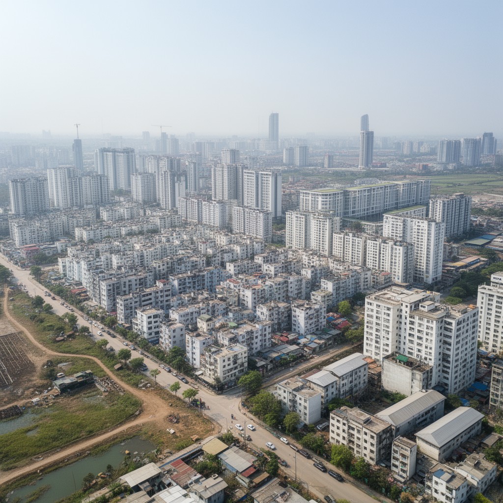 AI-generated illustration of Đông Anh District