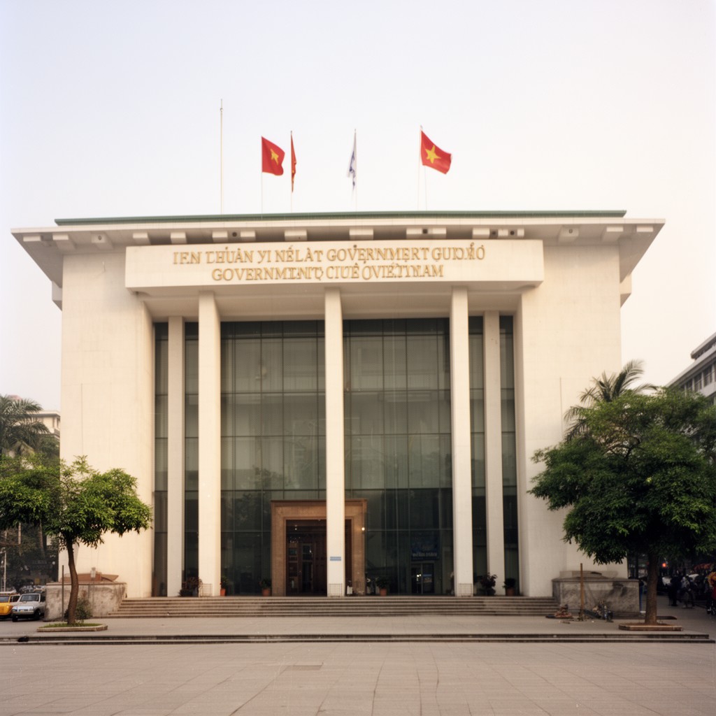 AI-generated illustration of Government offices of Vietnam