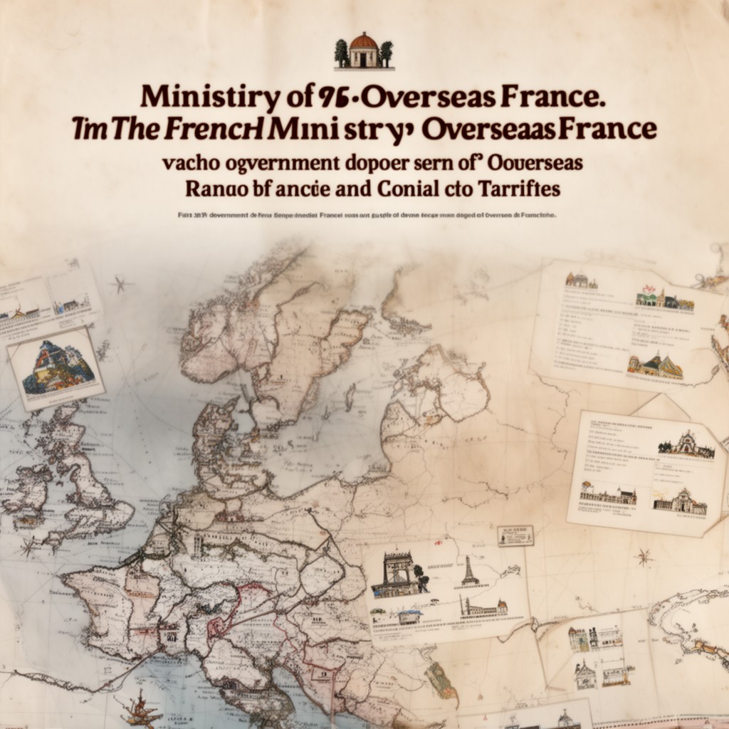 AI-generated illustration of French Ministry of Overseas France