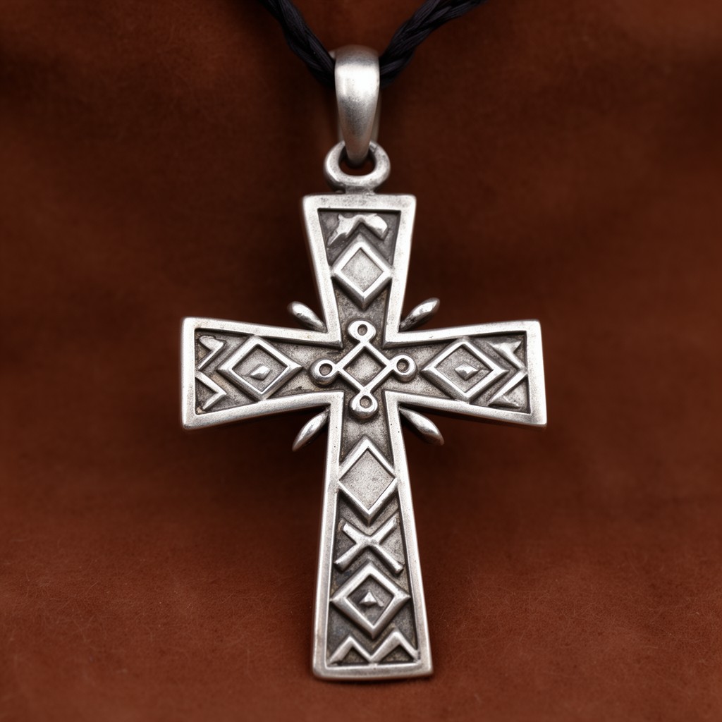 AI-generated illustration of Tuareg cross