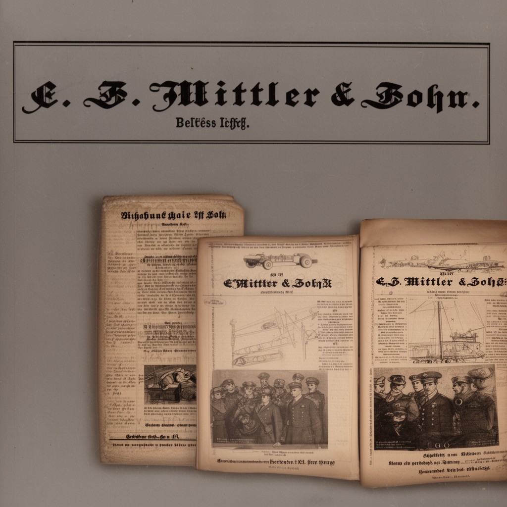 AI-generated illustration of E.S. Mittler & Sohn