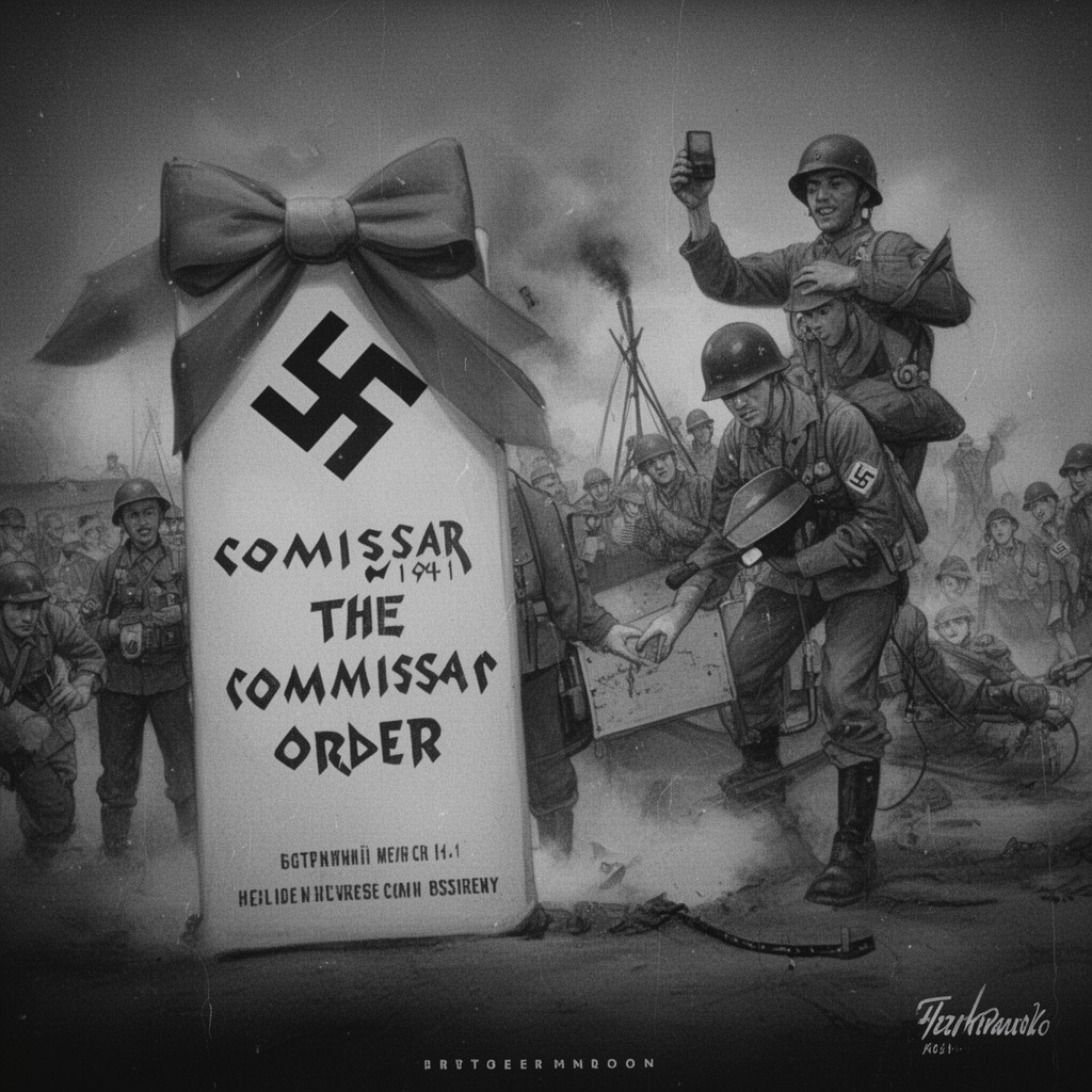 AI-generated illustration of Commissar Order