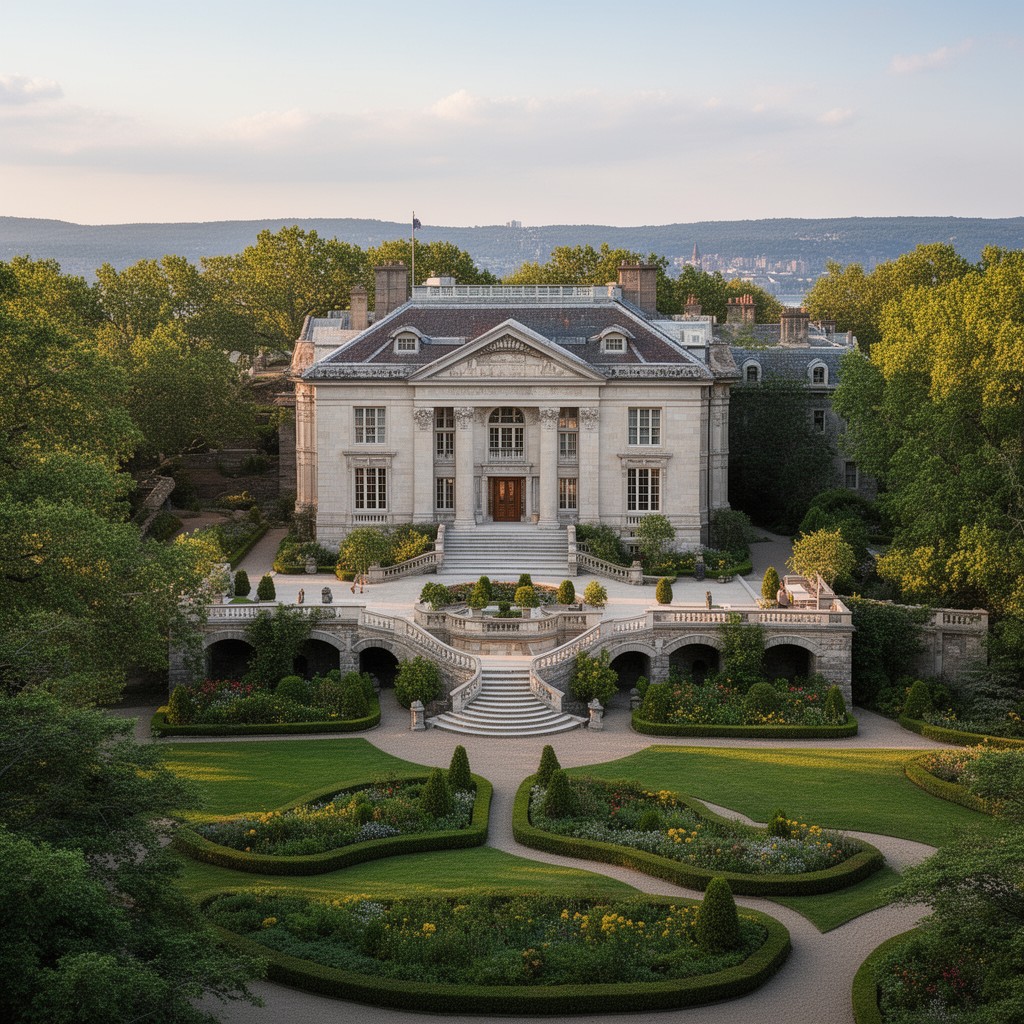 AI-generated illustration of Kykuit