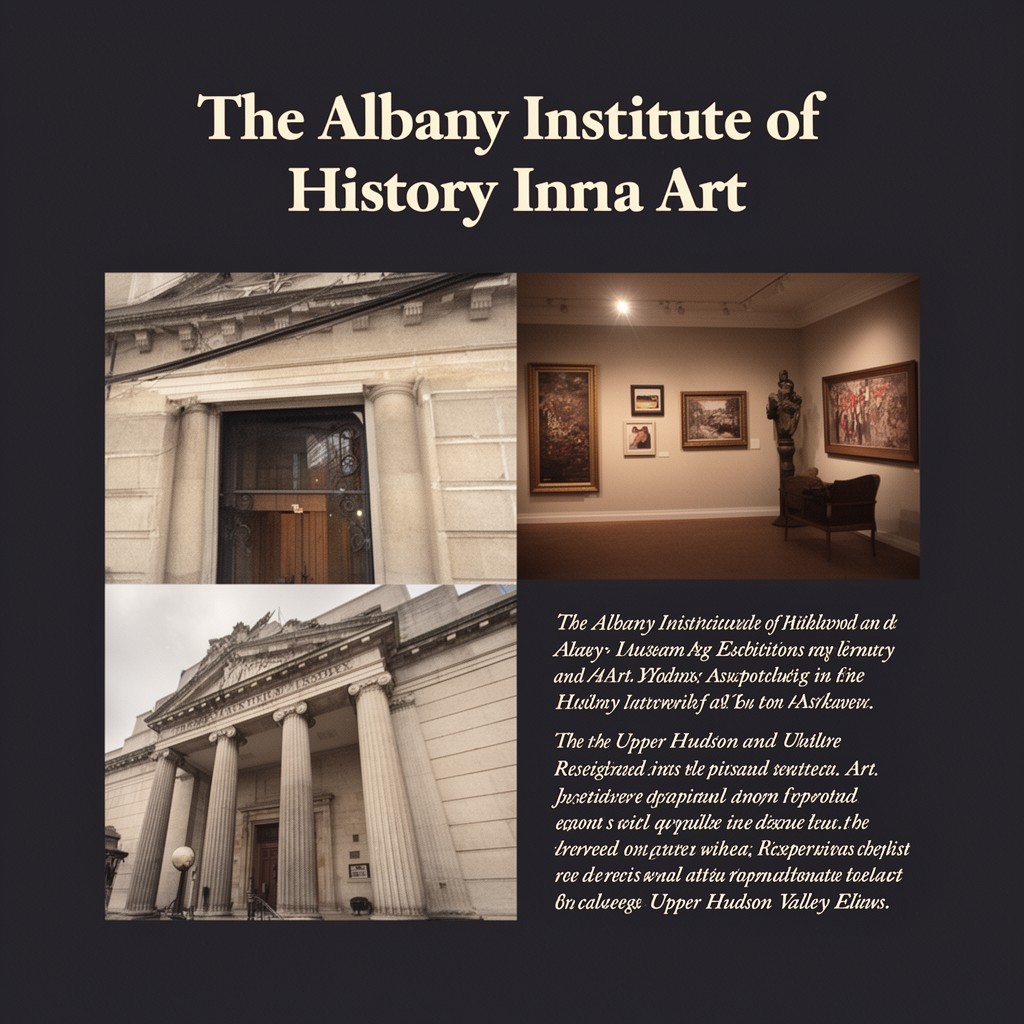 AI-generated illustration of Albany Institute of History and Art