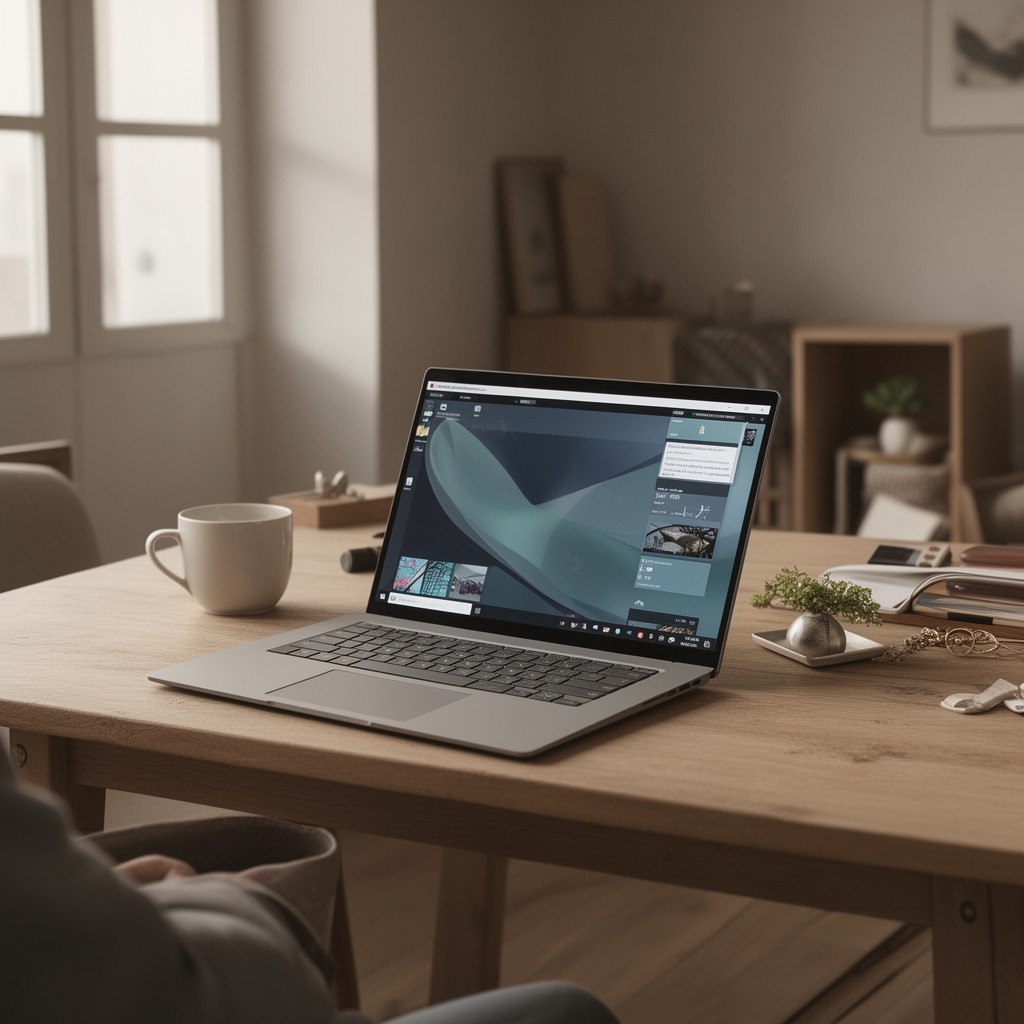 AI-generated illustration of Surface Laptop