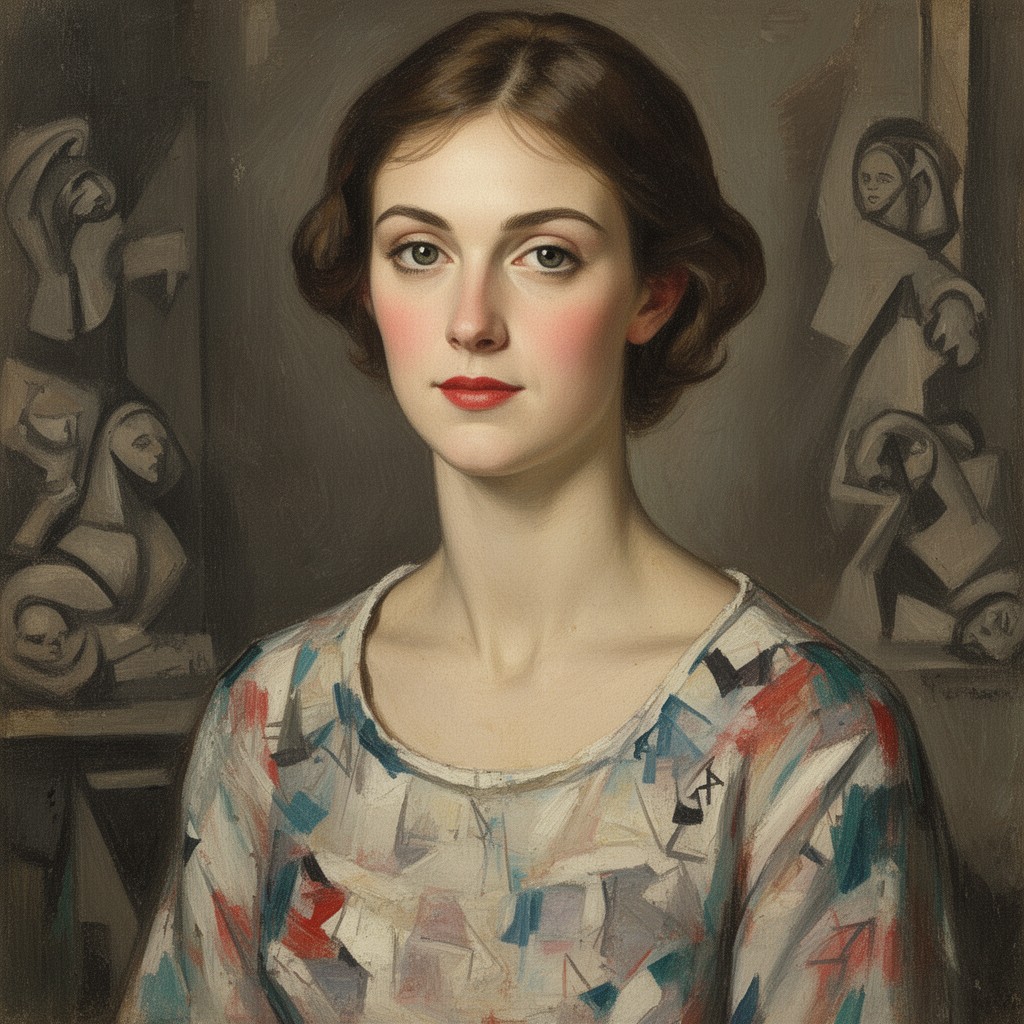 AI-generated illustration of Marie-Thérèse Walter