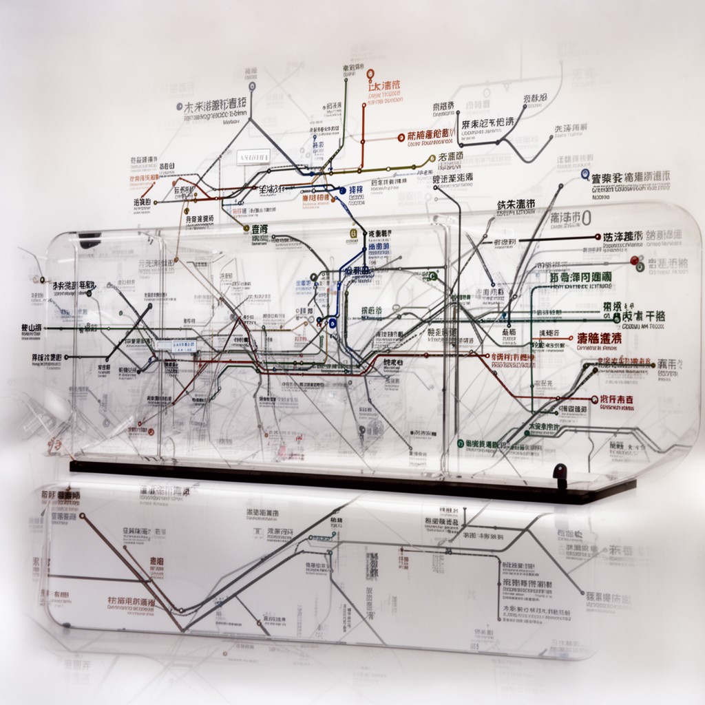 AI-generated illustration of Shanghai Metro