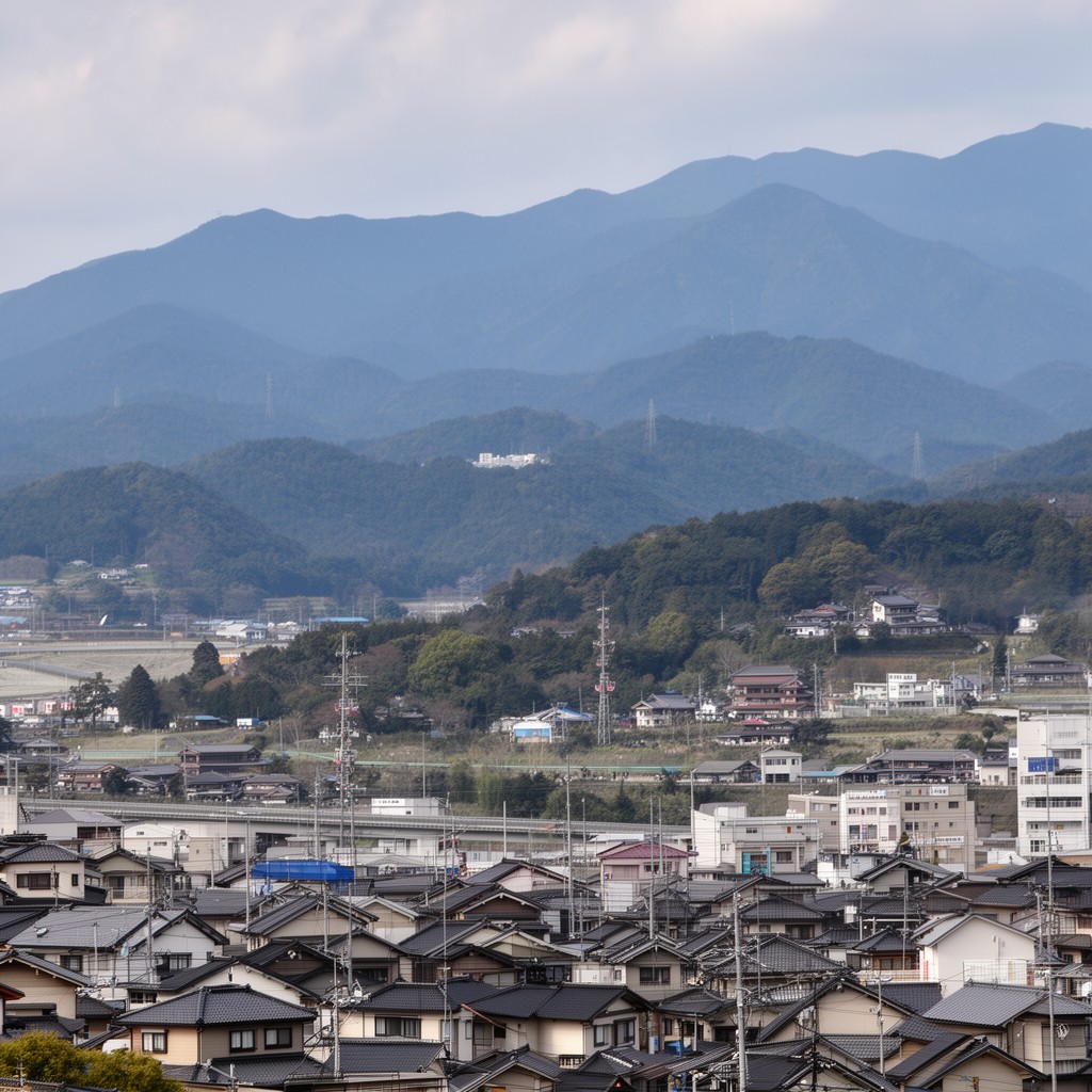 AI-generated illustration of Chūgoku region