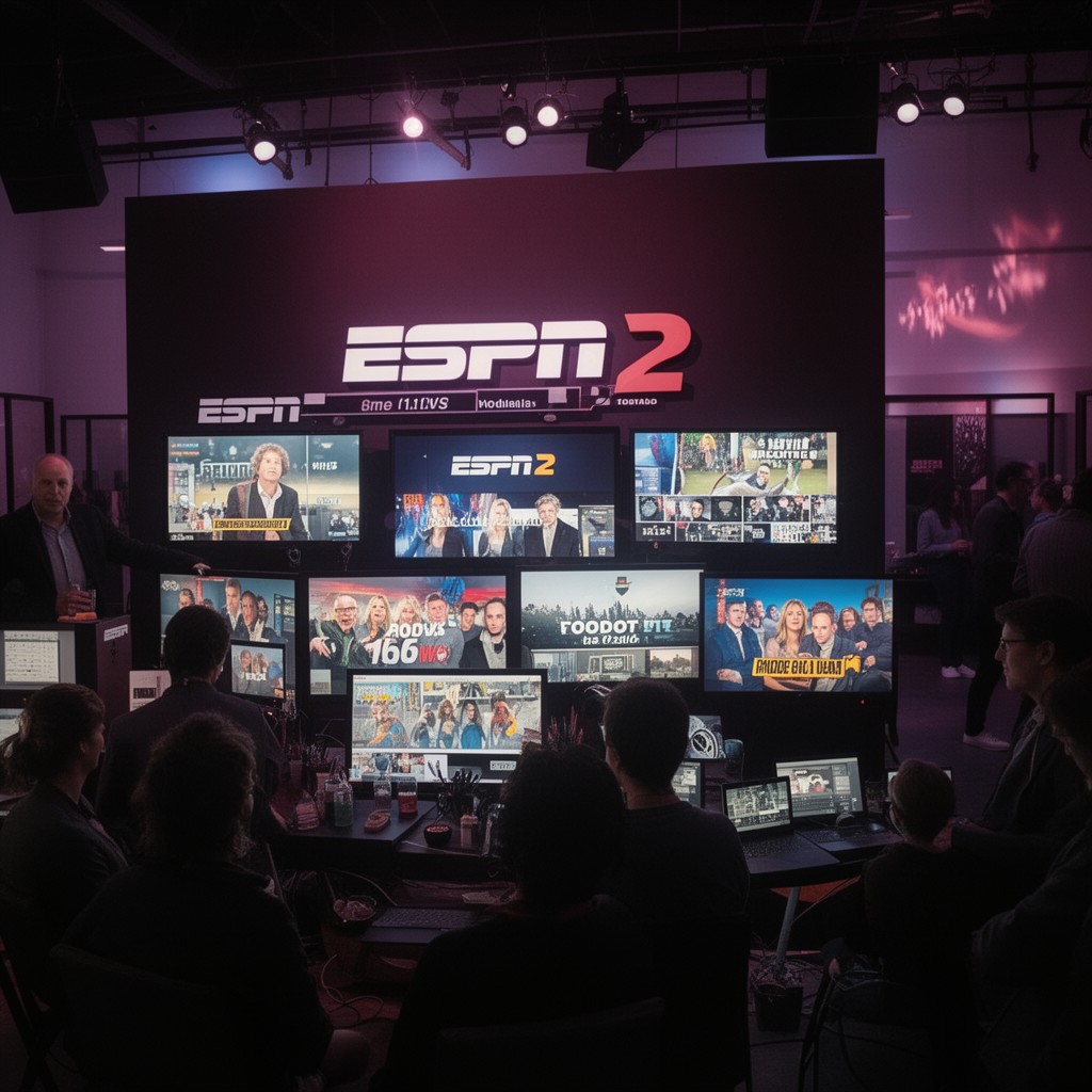 AI-generated illustration of ESPN2