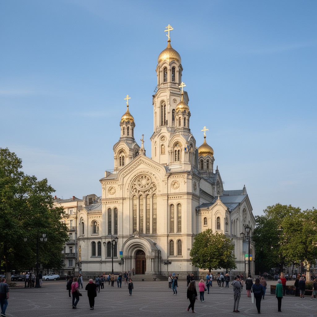 AI-generated illustration of Holy Trinity Cathedral