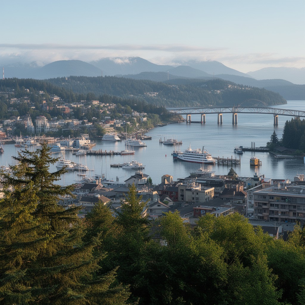 AI-generated illustration of Nanaimo