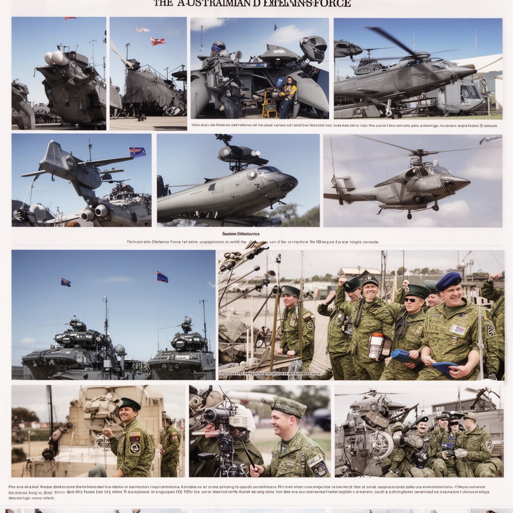 AI-generated illustration of Australian Defence Force