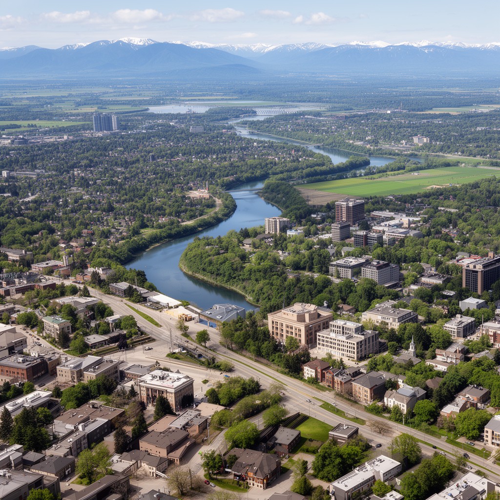 AI-generated illustration of York Region, Ontario