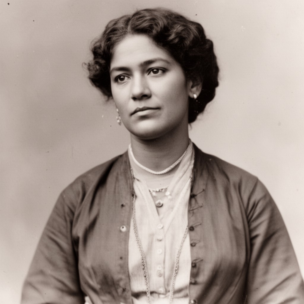 AI-generated illustration of Lucy Parsons