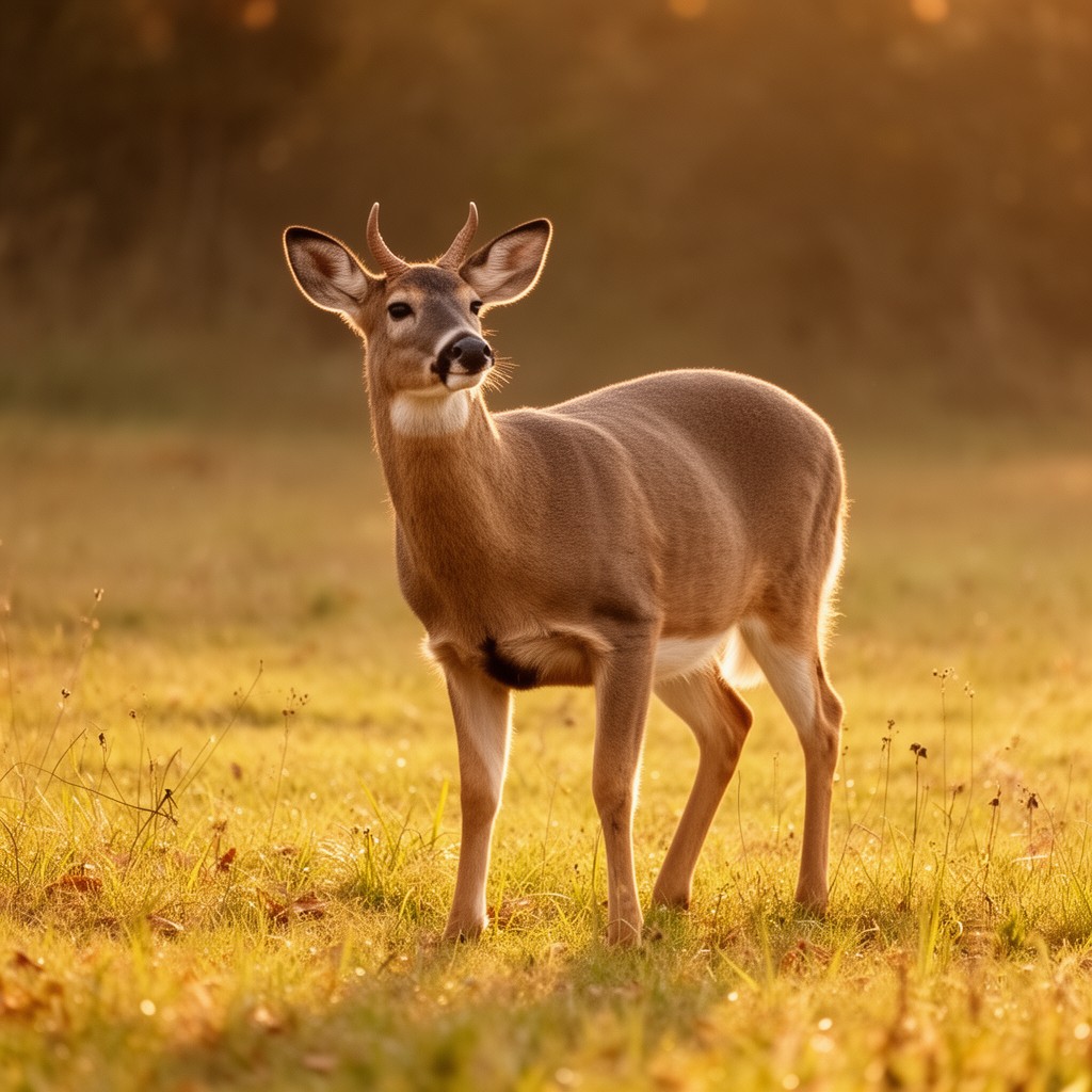 AI-generated illustration of Odocoileus virginianus