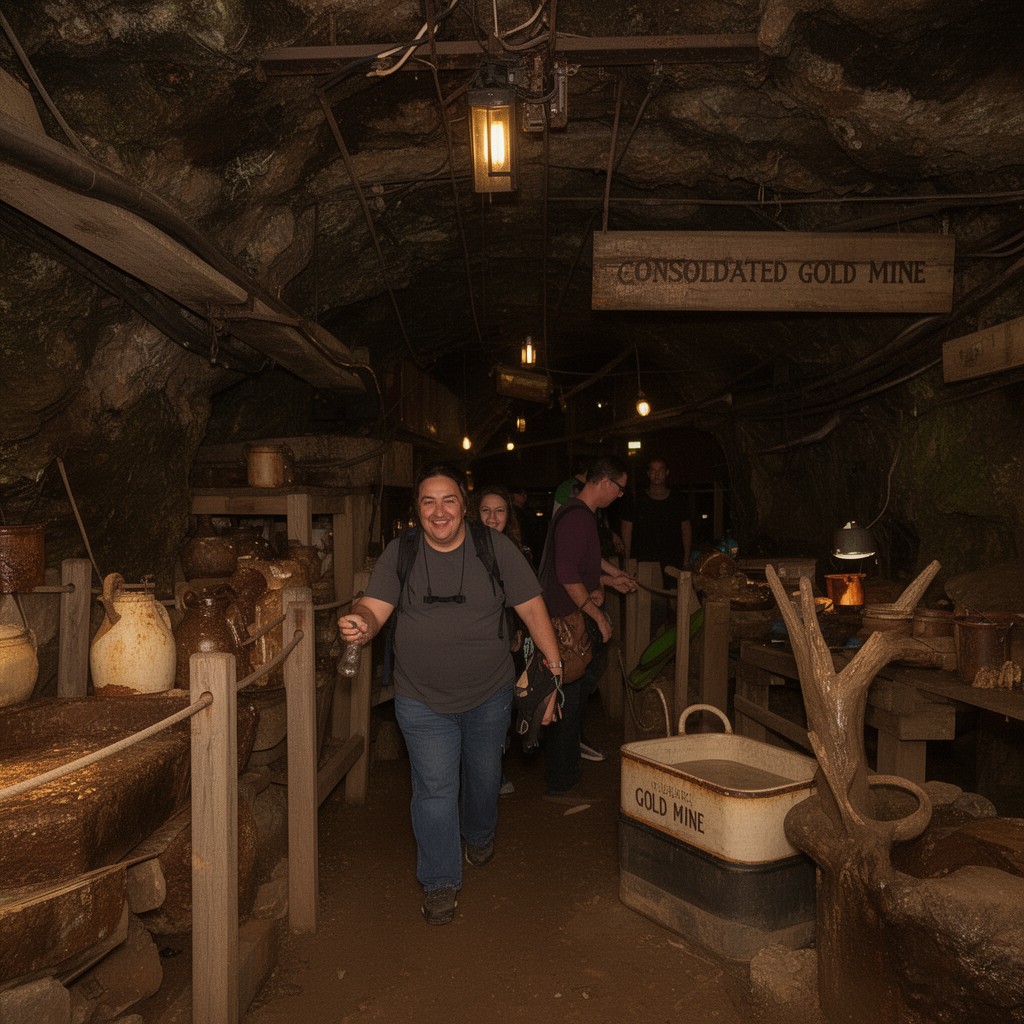 AI-generated illustration of Consolidated Gold Mine (tourist site)