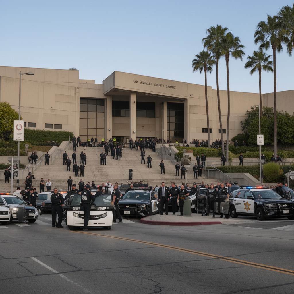 AI-generated illustration of Los Angeles County Sheriff's Department