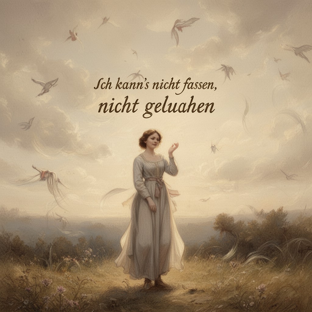 AI-generated illustration of Ich kann’s nicht fassen, nicht glauben