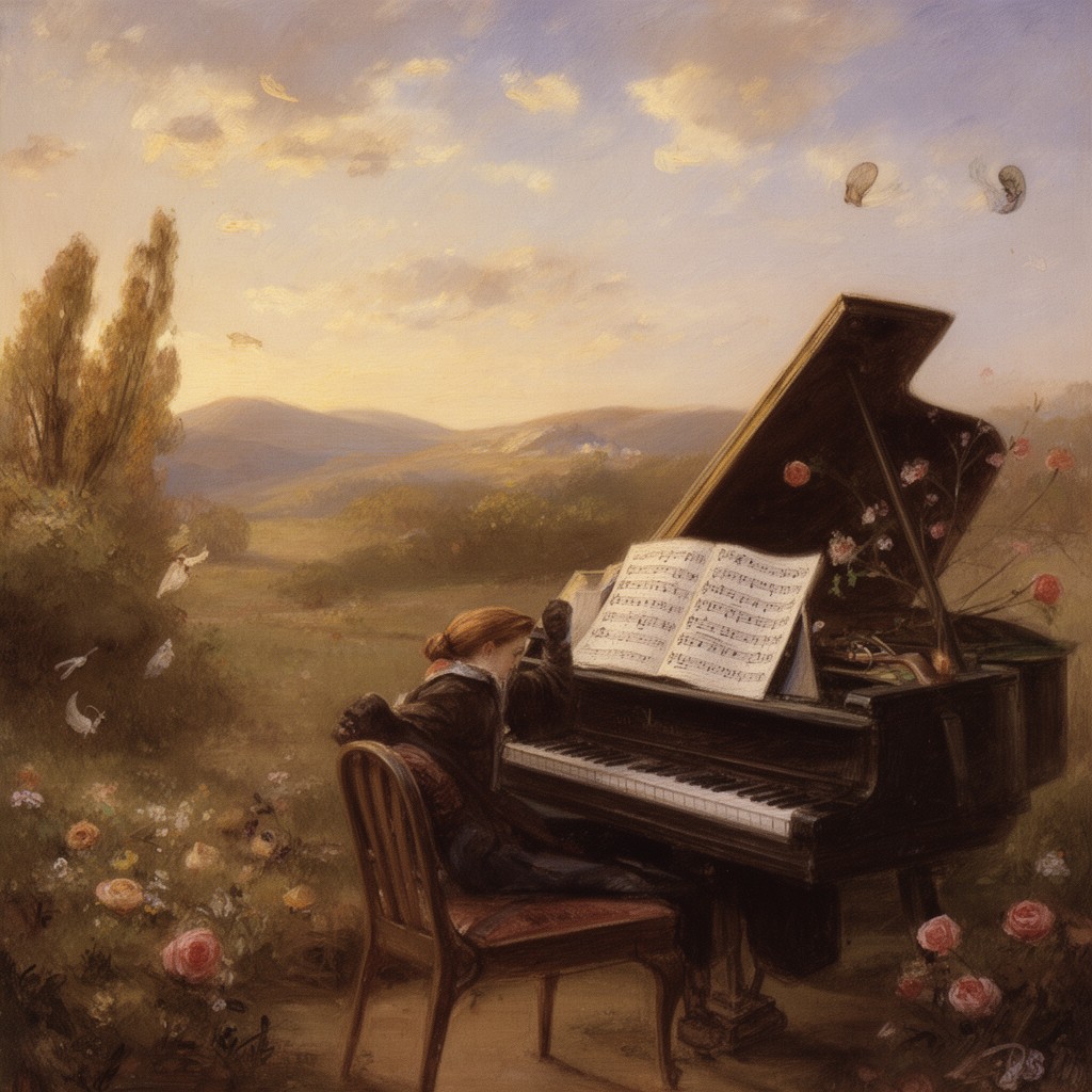 AI-generated illustration of Romantic Lied