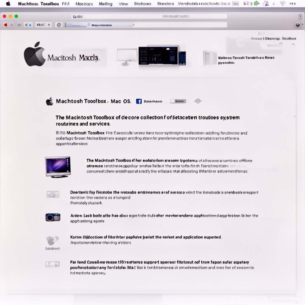 AI-generated illustration of Macintosh Toolbox