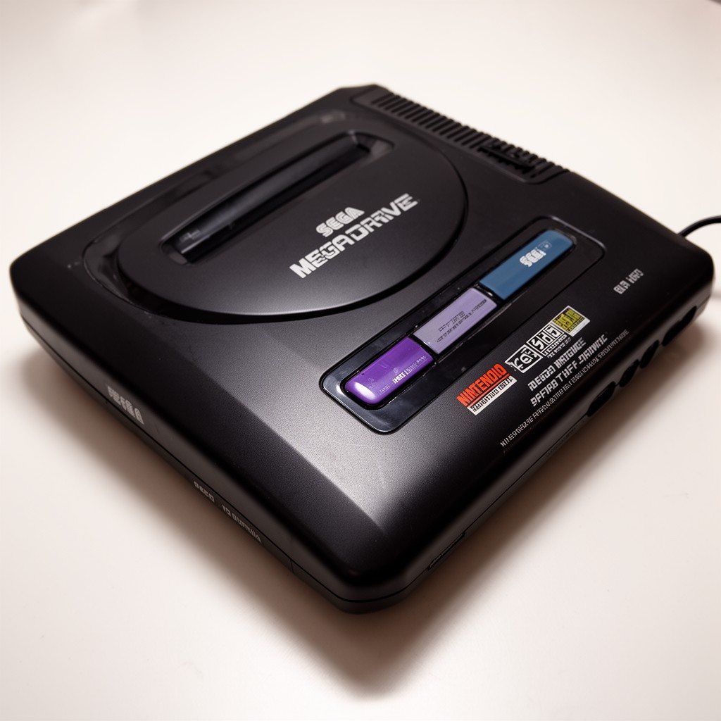 AI-generated illustration of Sega Mega Drive