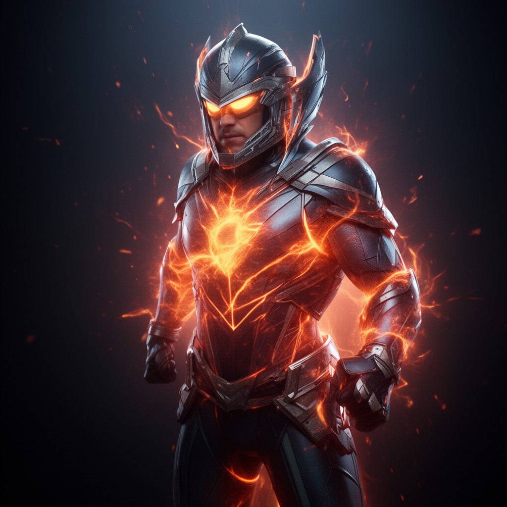 AI-generated illustration of Firestorm