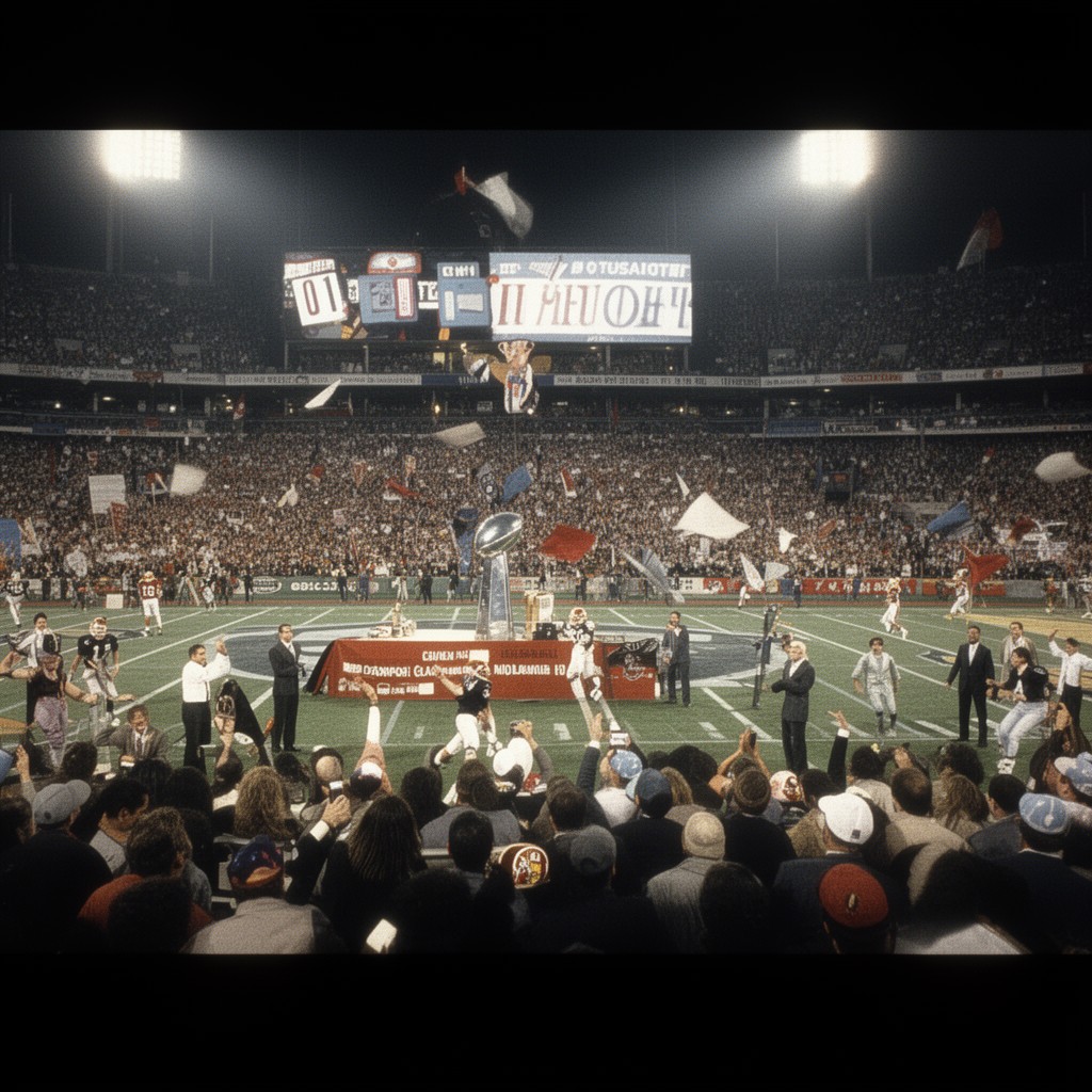 AI-generated illustration of Super Bowl XVIII