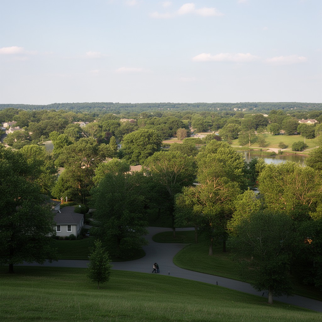 AI-generated illustration of Franklin Park, New Jersey