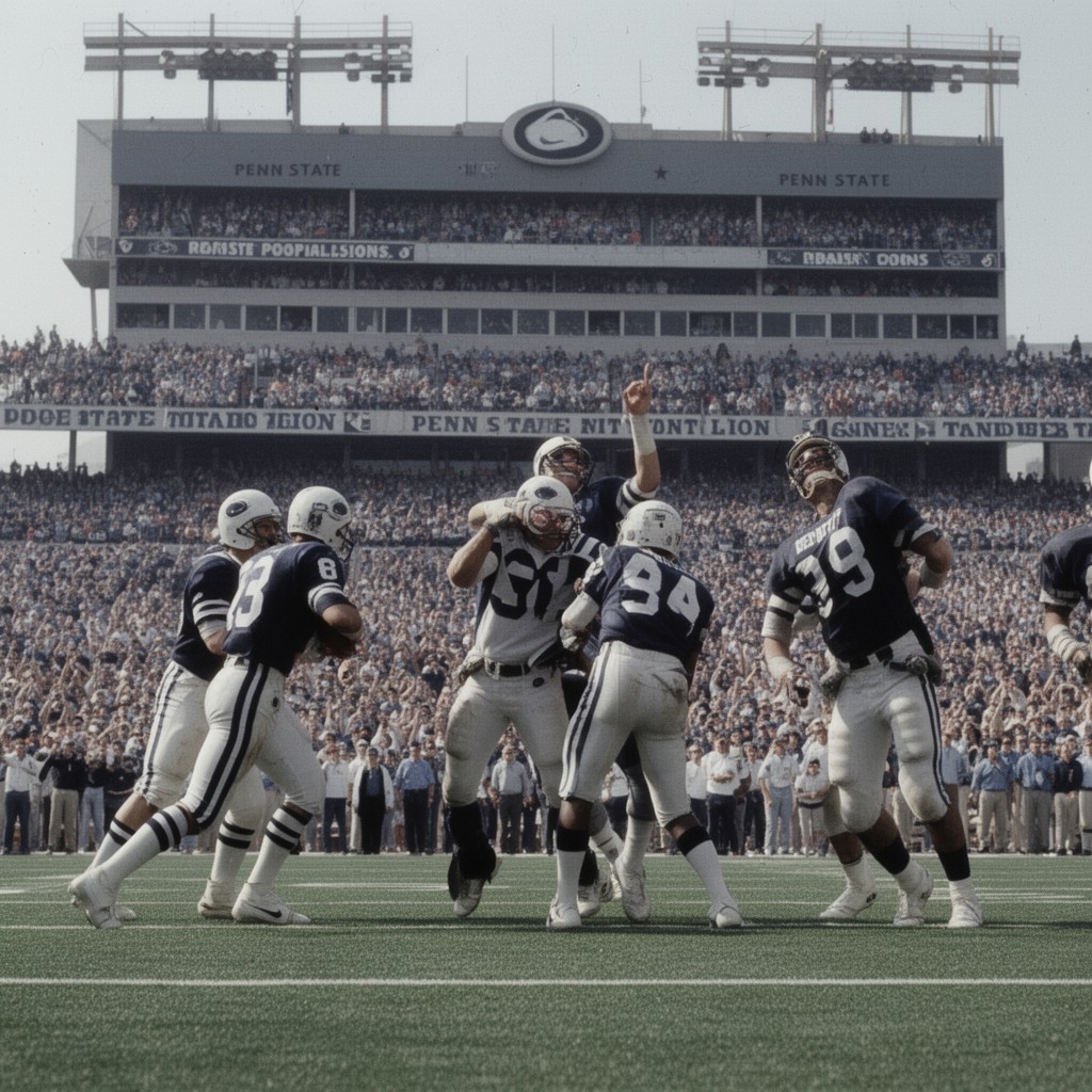 AI-generated illustration of Penn State Nittany Lions football