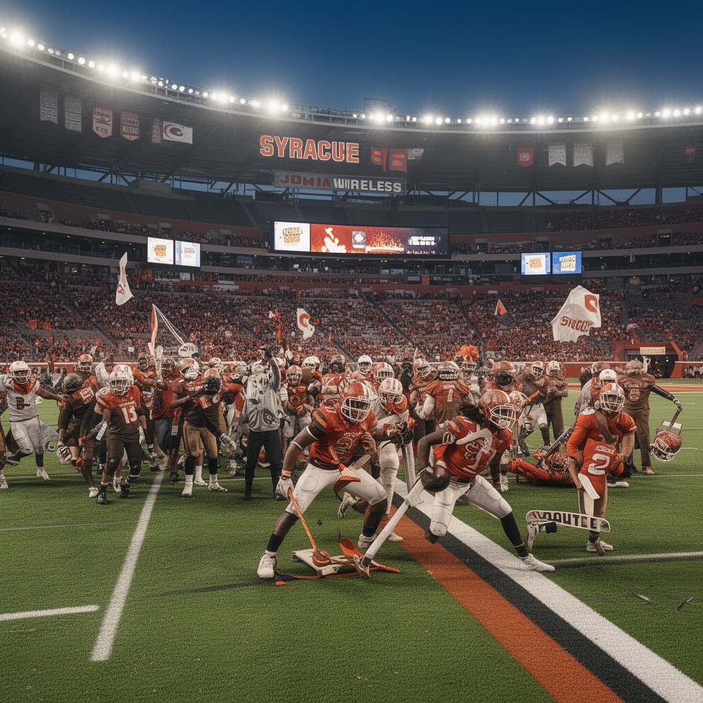 AI-generated illustration of Syracuse Orange football