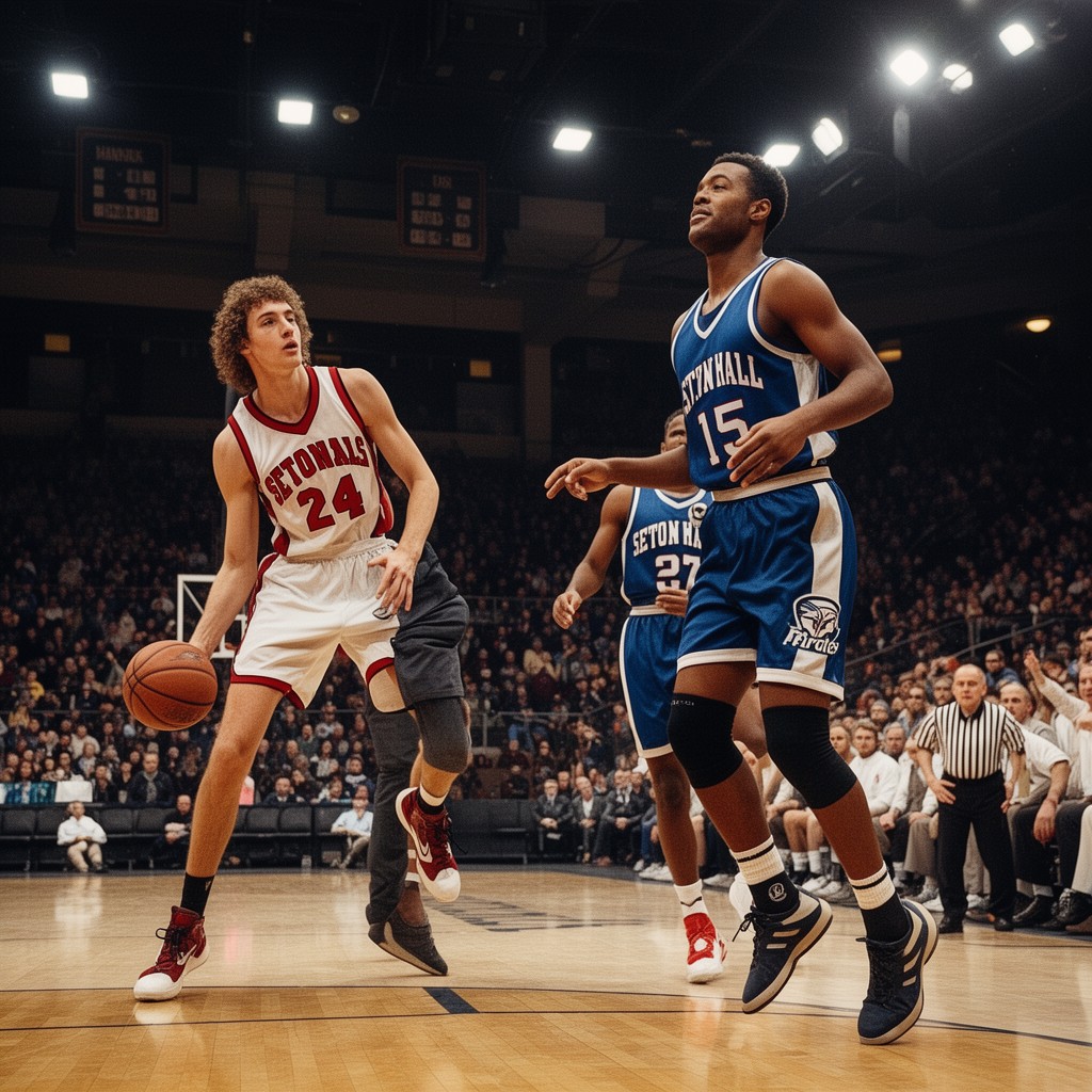 AI-generated illustration of Seton Hall Pirates (historical, non-football)